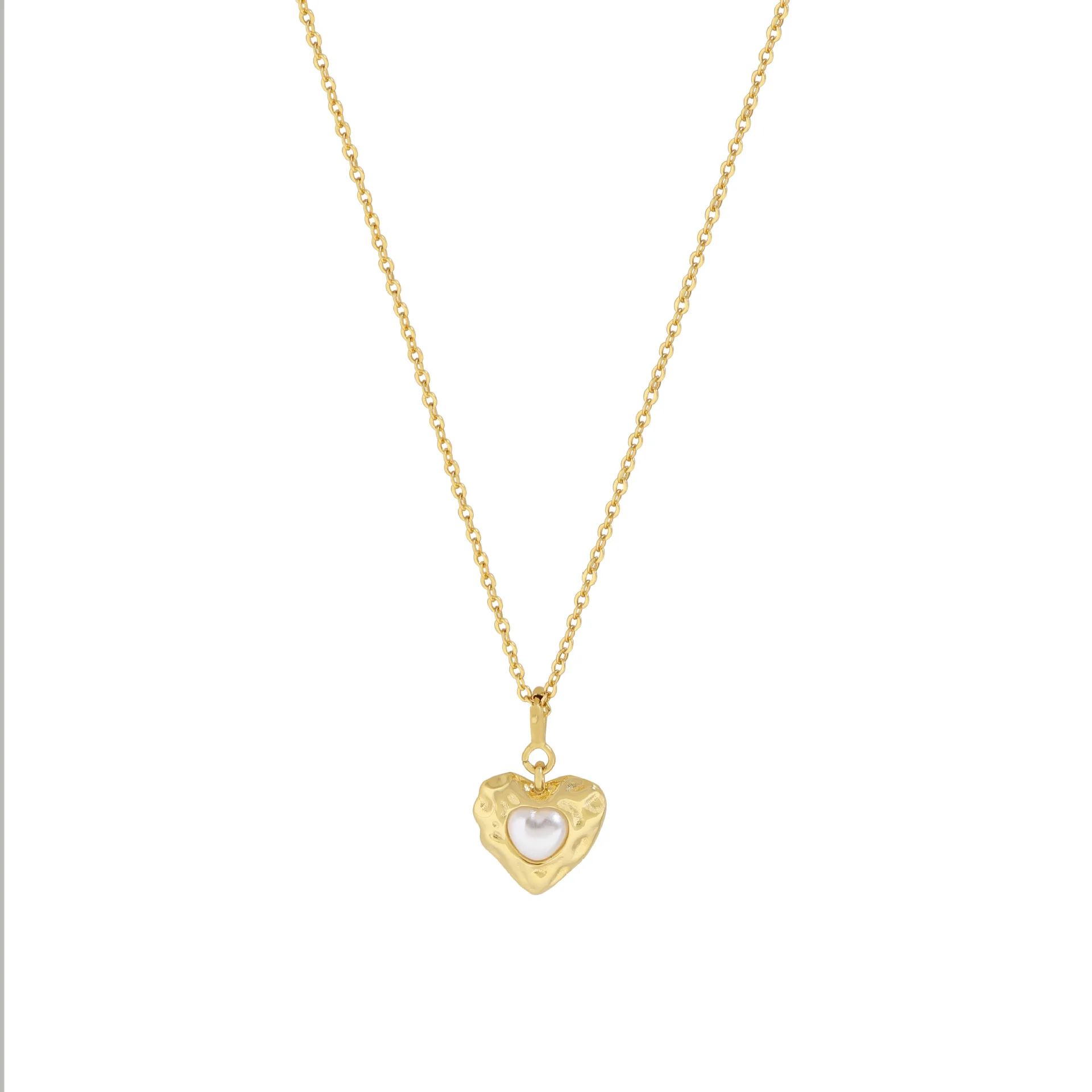 VIANRLA 925 Sterling Silver Heart Pendant Pearl Minimalist Necklace For Women Jewelry Wholesale Free Laser Logo
VIANRLA 925 Sterling Silver Heart Pendant Pearl Minimalist Necklace For Women Jewelry Wholesale Free Laser Logo