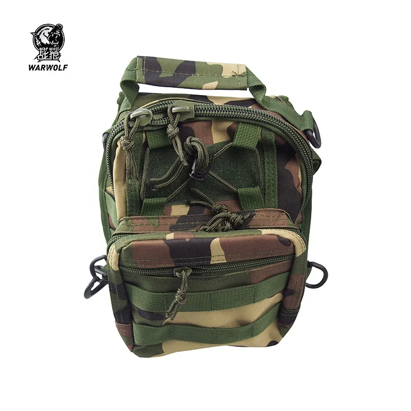 

High quality hiking cross body multi color military sling bag tactical for outdoor sport, Black, od, dd, dw, germany, black python, tan python or as customized