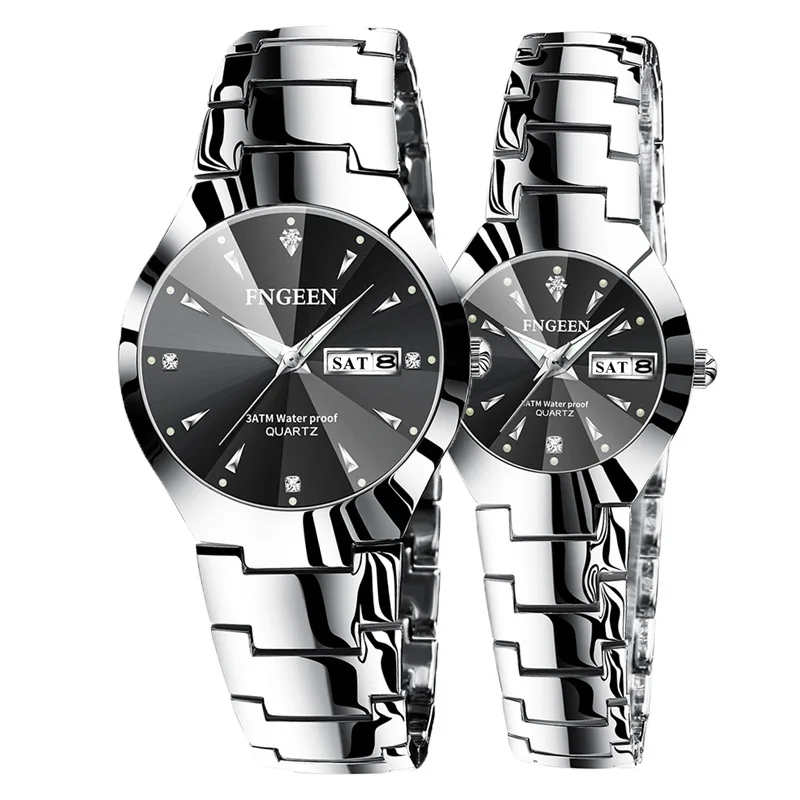 Couple Watch for Lovers Quartz Wristwatch Fashion Business Men Watch for Women Watches Tungsten Steel Coffee Gold Pair Hour
Couple Watch for Lovers Quartz Wristwatch Fashion Business Men Watch for Women Watches Tungsten Steel Coffee Gold Pair Hour
