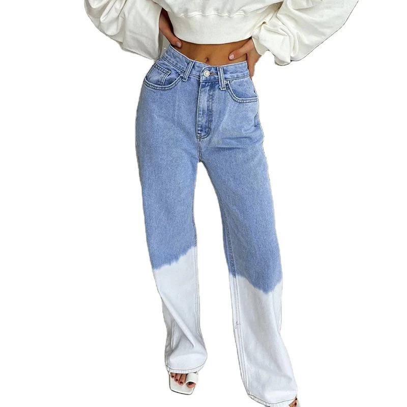 Custom Logo Fashion Plus Size Skinny High Waist Denim Wide Leg Women Jeans trousers
Custom Logo Fashion Plus Size Skinny High Waist Denim Wide Leg Women Jeans trousers