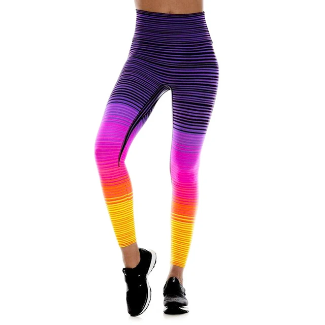 Custom New Stylish Women High Waist Fitness Gym Tights Sublimation Workout Leggings Striped Yoga Pants
Custom New Stylish Women High Waist Fitness Gym Tights Sublimation Workout Leggings Striped Yoga Pants
