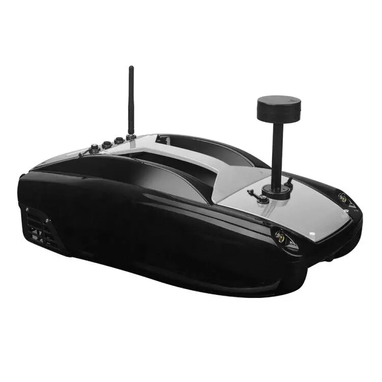 black grey 300m GPS bait boat with GPS navigation nest ship and automatic return fishing bait boat
black grey 300m GPS bait boat with GPS navigation nest ship and automatic return fishing bait boat