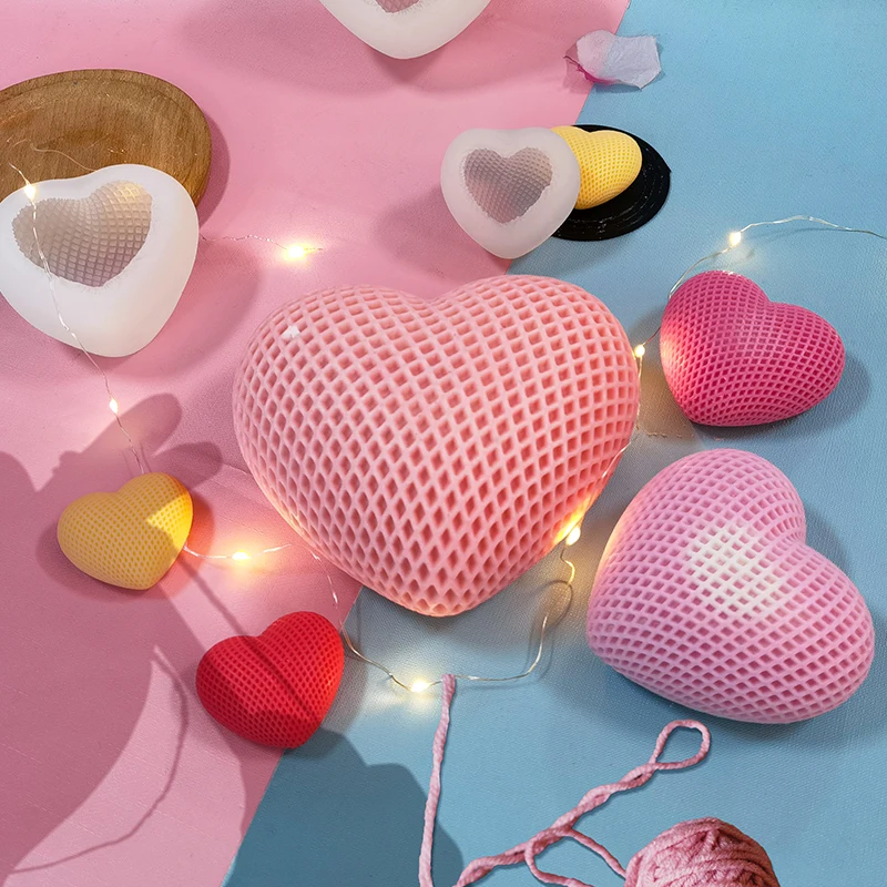 Food Grade Silicone Love Candle Mold Silicone Mold DIY Chocolate Woolen Heart Mold Aromatherapy Candle Set Resin
Food Grade Silicone Love Candle Mold Silicone Mold DIY Chocolate Woolen Heart Mold Aromatherapy Candle Set Resin