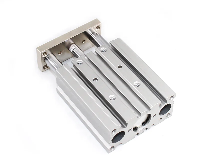 

smc air cylinders Mgpm Series Three Shaft Compact Slide Bearing Double Acting Guide Air Piston Pneumatic Cylinder
