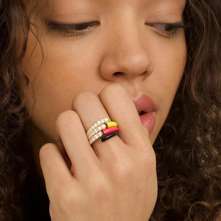 Fresh Style Multi Colors Enamel AAA Cubic Zircon Open Finger Ring Rhinestone Cz Oil Drip Open Finger Ring for Women
Fresh Style Multi Colors Enamel AAA Cubic Zircon Open Finger Ring Rhinestone Cz Oil Drip Open Finger Ring for Women