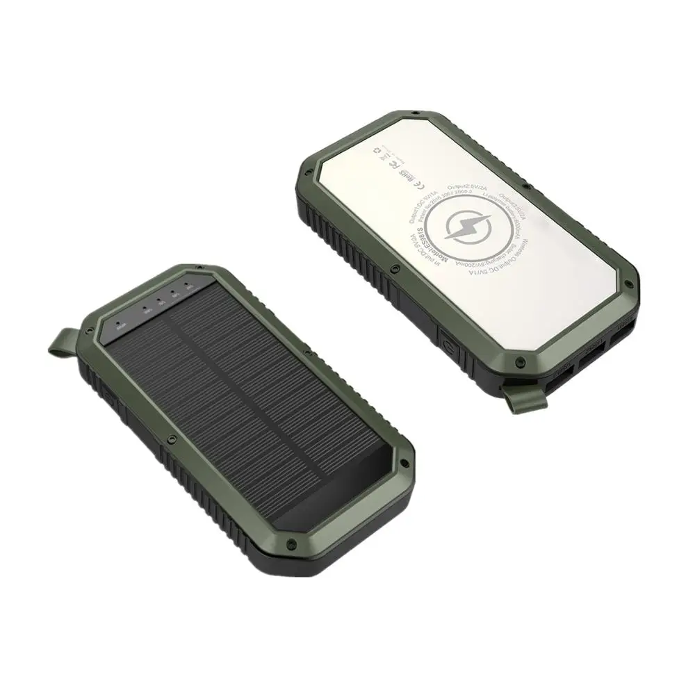 Outdoor Camping Waterproof Solar Charger Power Bank with 24 LEDs Flashlight 10000mAh Wireless Charger Power Bank
Outdoor Camping Waterproof Solar Charger Power Bank with 24 LEDs Flashlight 10000mAh Wireless Charger Power Bank