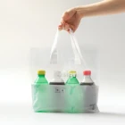 Soft Loop Handle Shopping Plastic Bag With Custom Logo