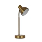 Mordern Adjustable Single Tube Metal Satin Nickel 3000K SMD Led Table Lamp Reading Lamp Table Light Desk Lamp