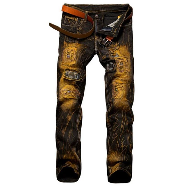 Men's Jeans Hotsale Embroidered Washed Denim Jeans High Street Style for Men Plus Size Trousers Hiphop
Men's Jeans Hotsale Embroidered Washed Denim Jeans High Street Style for Men Plus Size Trousers Hiphop