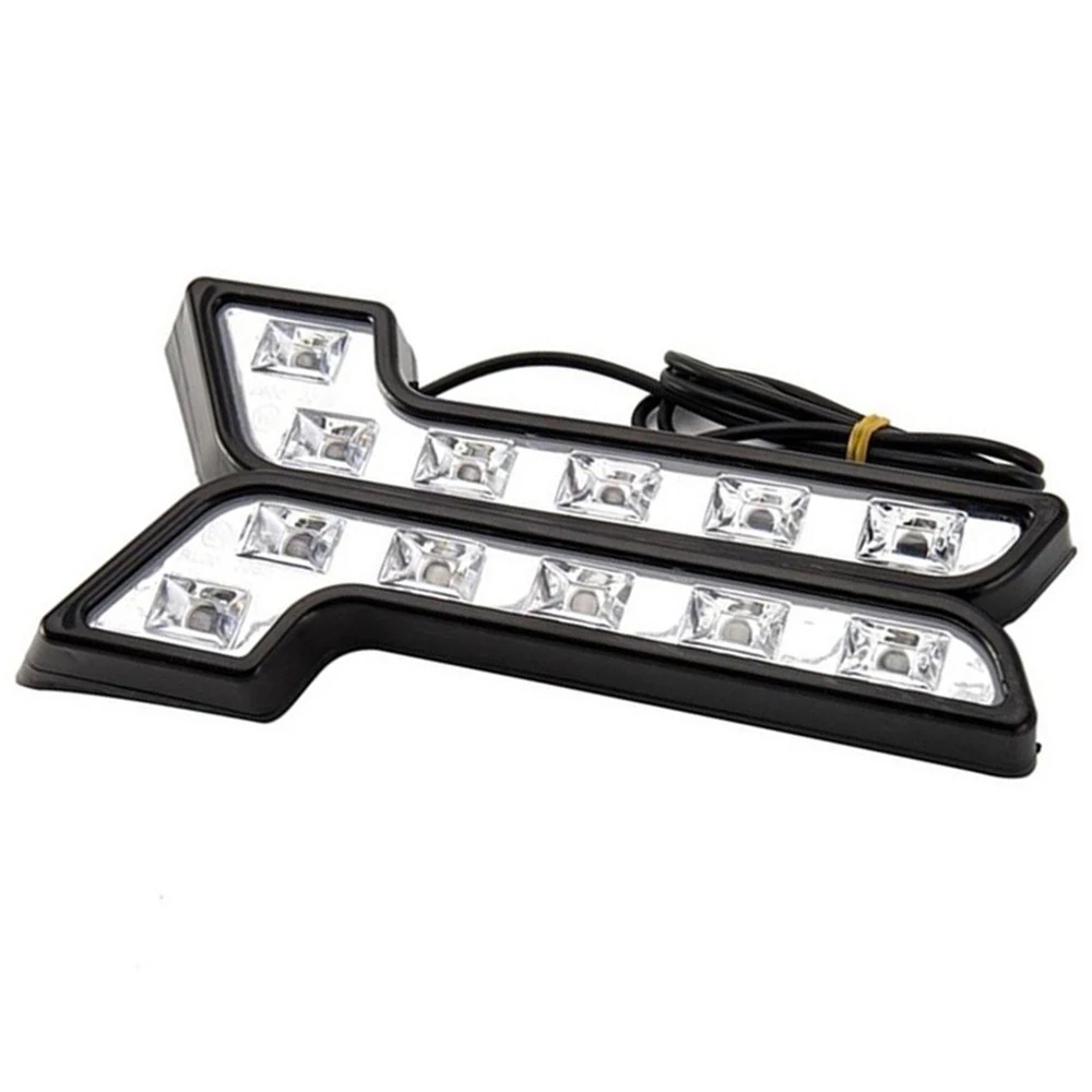 2PCS 12V 5W Daytime Running Lights COB Fog L Shape Daytime Running Lamp 6LED Car Universal Driving Car Accessories
2PCS 12V 5W Daytime Running Lights COB Fog L Shape Daytime Running Lamp 6LED Car Universal Driving Car Accessories
