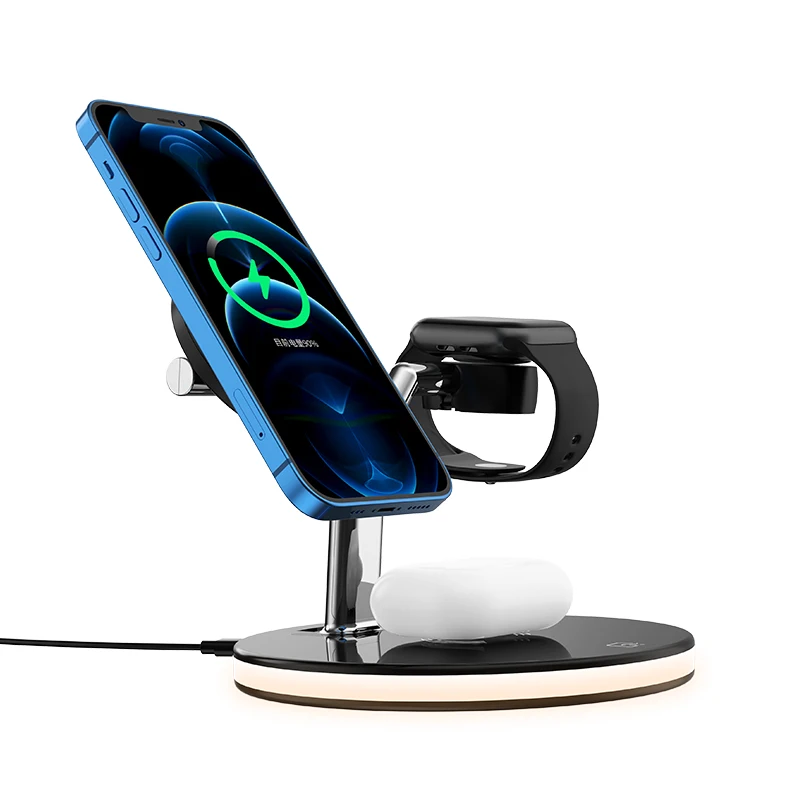 popular products 2021 Qi Fast Wireless Charging Station 15W 3 in 1 Magnetic Charger
popular products 2021 Qi Fast Wireless Charging Station 15W 3 in 1 Magnetic Charger