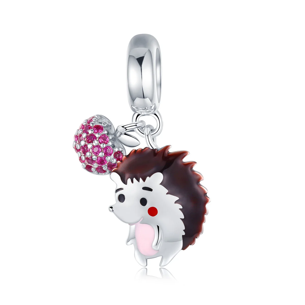 BAMOER New Collection 925 Sterling Silver Hedgehog Fruit Crystal CZ Charms Animal Fit Bracelets & Necklaces Jewelry SCC1061
BAMOER New Collection 925 Sterling Silver Hedgehog Fruit Crystal CZ Charms Animal Fit Bracelets & Necklaces Jewelry SCC1061