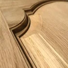 GO-AC08 factory bedroom wooden door skin wood veneer panel mould interior door skin sheet