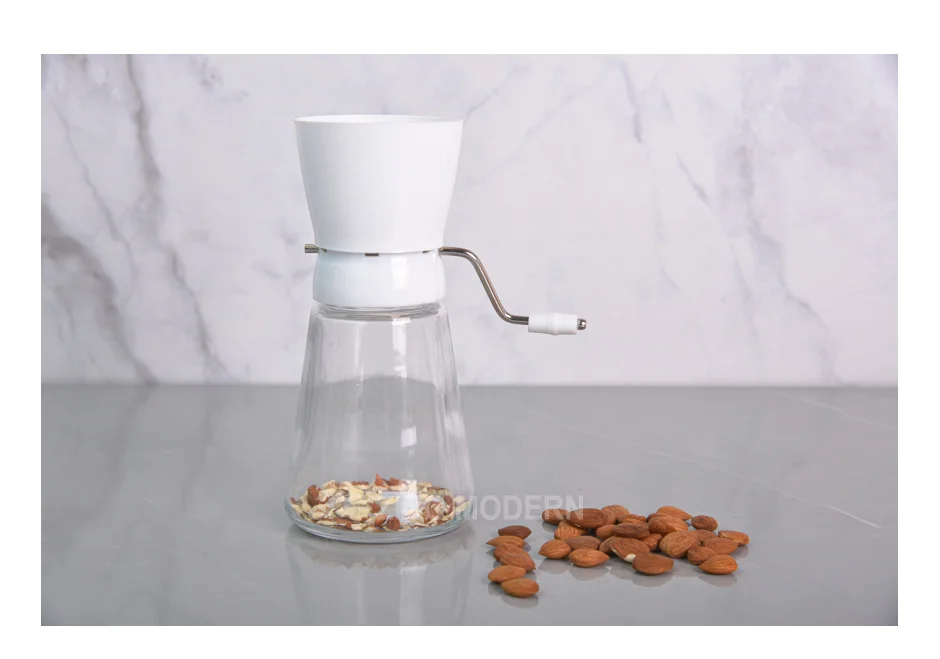 10 Oz / 300 Ml Manual Nut Chopper Grinder  -  Nut Mil