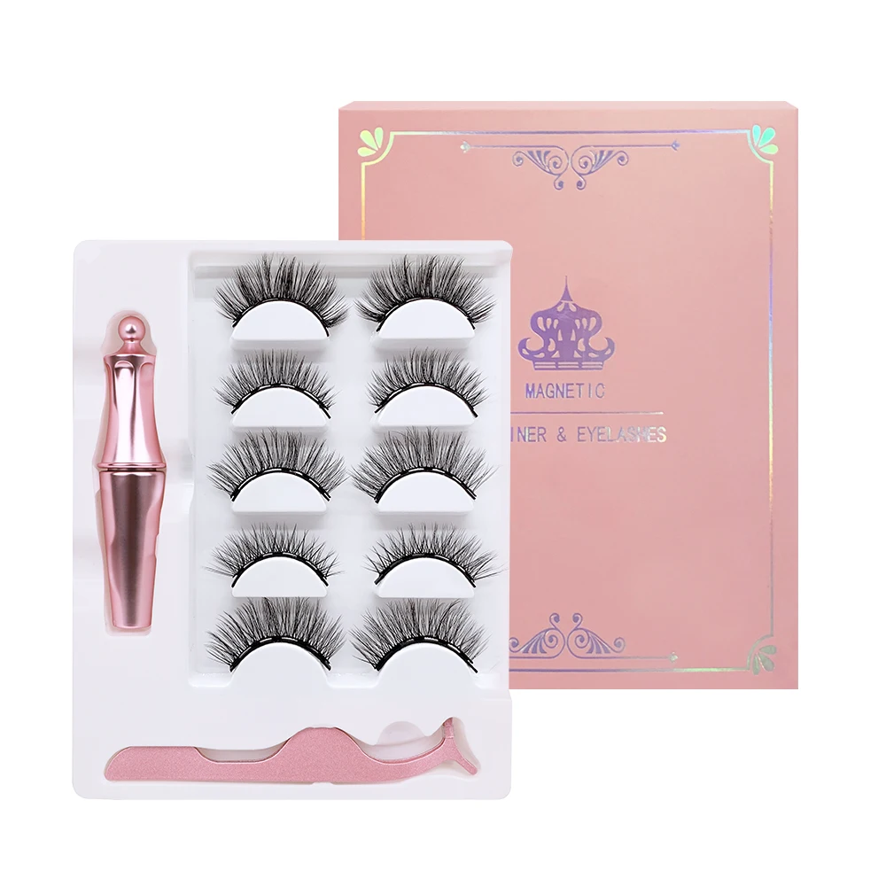 Wholesale 3D Silk Magnet Lashes Eyeliner Kit And Reusable Long lasting Magnetic Eyelashes, Natural black
Wholesale 3D Silk Magnet Lashes Eyeliner Kit And Reusable Long lasting Magnetic Eyelashes, Natural black