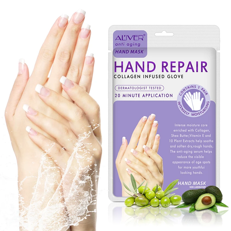 ALIVER Natural Herbal Lavender Moisturizing Hand Mask Skin Repairing Whitening Nourishing Hand Mask
ALIVER Natural Herbal Lavender Moisturizing Hand Mask Skin Repairing Whitening Nourishing Hand Mask