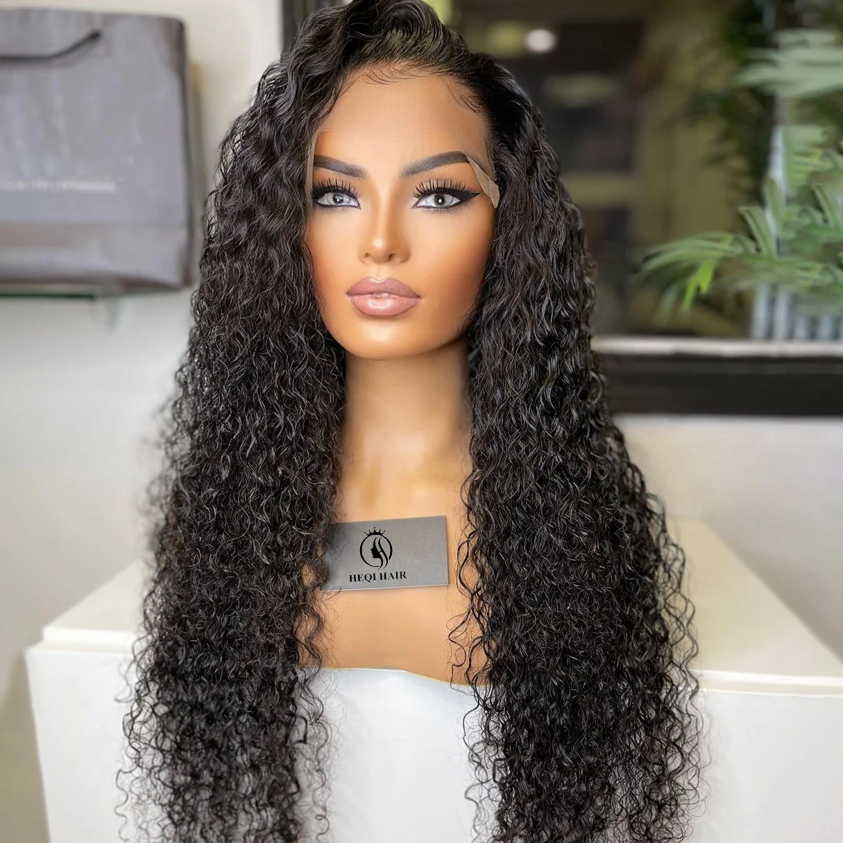 

Preplucked 100% Cuticle Aligned Virgin Hair water wave lace frontal wig Human Hair Lace Front Wigs For Black Women Human Hair