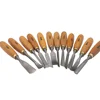 Premium Quality 12 in 1 Wooden Carving Chisel Set Wooden Handle Tools