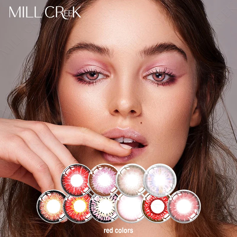 14.5mm Beautiful Eyes Fresh Tone Colored red Contact Lenses Soft Yearly Natural Pupillet Wholesale 2023 for Eyes Mill CREEK 40%
14.5mm Beautiful Eyes Fresh Tone Colored red Contact Lenses Soft Yearly Natural Pupillet Wholesale 2023 for Eyes Mill CREEK 40%