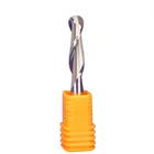 cnc engraving machine tool 3.175 mm double edged milling cutter end mill bits for 80 lower