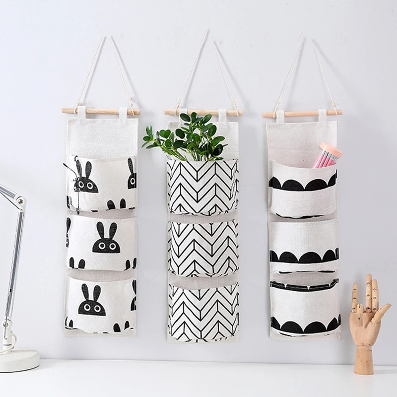 Creative waterproof cotton and linen storage hanging bag storage organizer wall-mounted storage bag
Creative waterproof cotton and linen storage hanging bag storage organizer wall-mounted storage bag