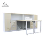 Office Popular Metal Desks Office Furniture Metal Executive Popular Desk Official Working Table Steel Cabinet