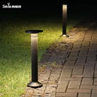 Savia IP54 Waterproof 3000k Outdoor Lighting Led Pc 6w 600lm Led Post Light Outdoor Garden Park Bollard Lawn Pathway Lamp