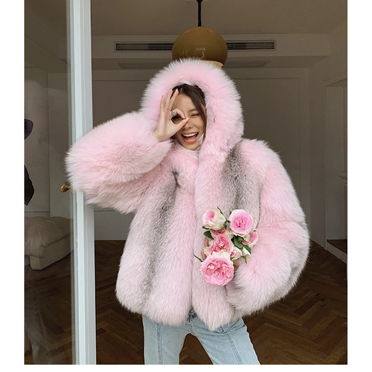 hot sale fashion winter sweet pink real fox fur coat ladies mid-length fur coat, Picture color
hot sale fashion winter sweet pink real fox fur coat ladies mid-length fur coat, Picture color