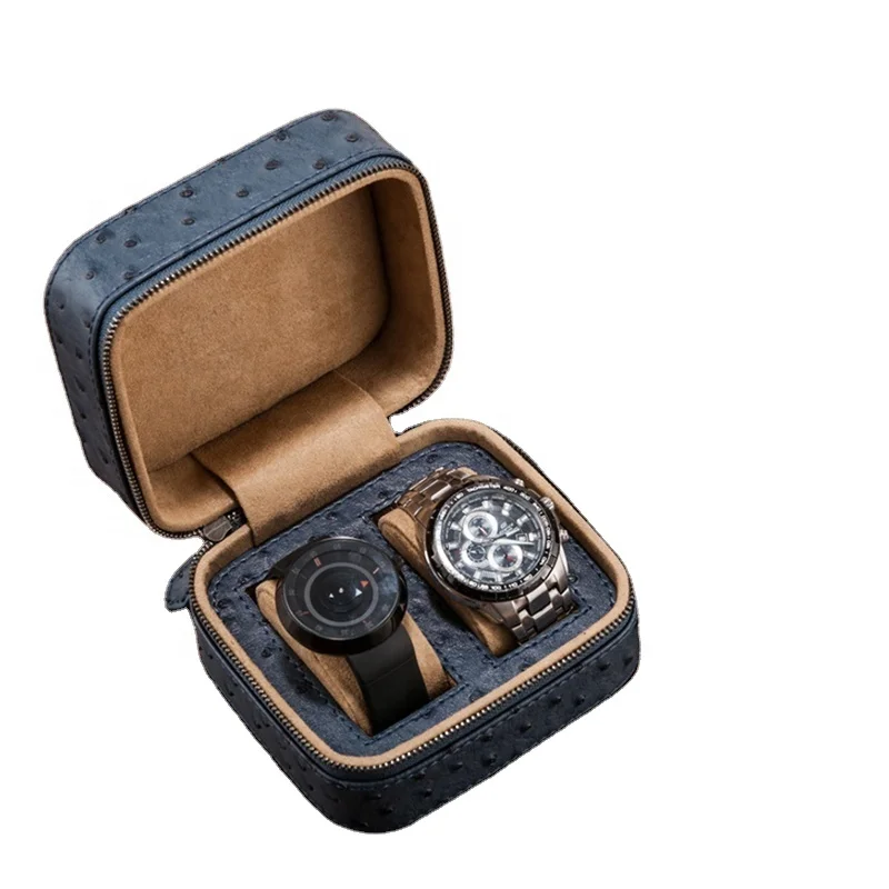 Guangzhou Customize Portable watch box Jewelry Zipper 2 slot travel watch bag, Coffee
Guangzhou Customize Portable watch box Jewelry Zipper 2 slot travel watch bag, Coffee