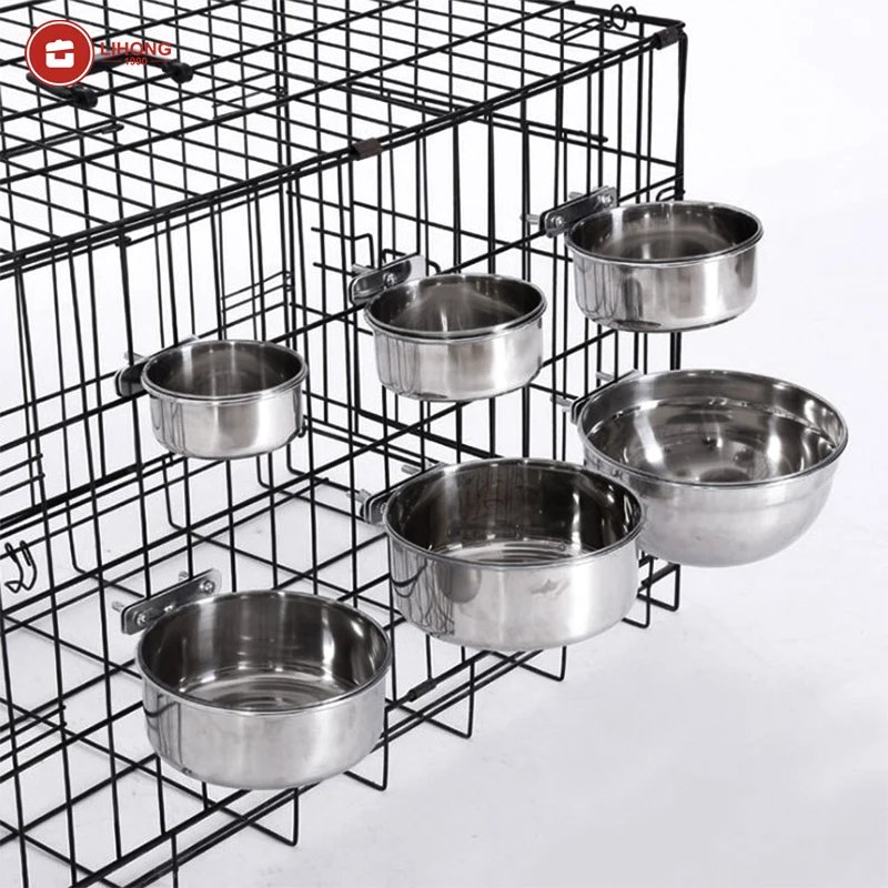 LIHONG Stainless Steel Hanging Cage Pet Dog Bowl Drinking Milk Basin Sturdy and Anti-overturning Sheep Cow Pig Food Bowl
LIHONG Stainless Steel Hanging Cage Pet Dog Bowl Drinking Milk Basin Sturdy and Anti-overturning Sheep Cow Pig Food Bowl