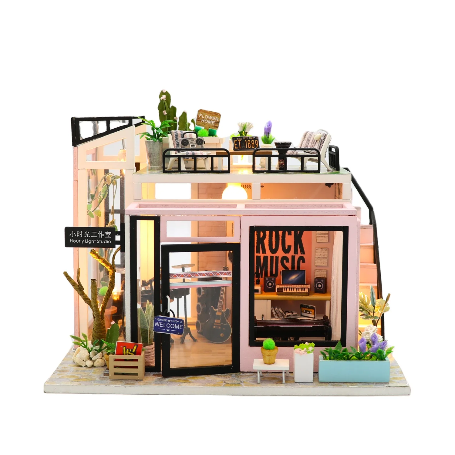 Guangzhou factory Valentines gifts wooden diy miniature doll house for wedding with bright light
Guangzhou factory Valentines gifts wooden diy miniature doll house for wedding with bright light
