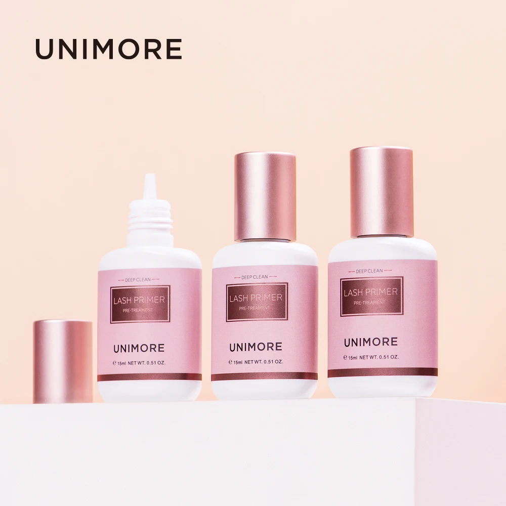 Unimore 1 Year Shelf Life Low Odor Pre-treatment Glue Base for Eyelash Adhesive Clear Eyelash Extension Primer
Unimore 1 Year Shelf Life Low Odor Pre-treatment Glue Base for Eyelash Adhesive Clear Eyelash Extension Primer