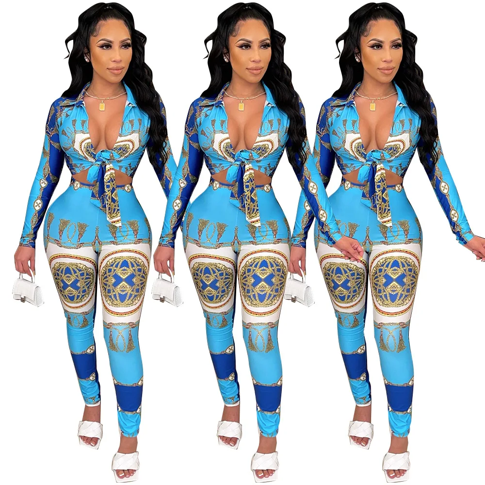 QS51036 Dropshipping printed flower two piece set women's lace up womens two piece pants set breathable family matching outfits
QS51036 Dropshipping printed flower two piece set women's lace up womens two piece pants set breathable family matching outfits