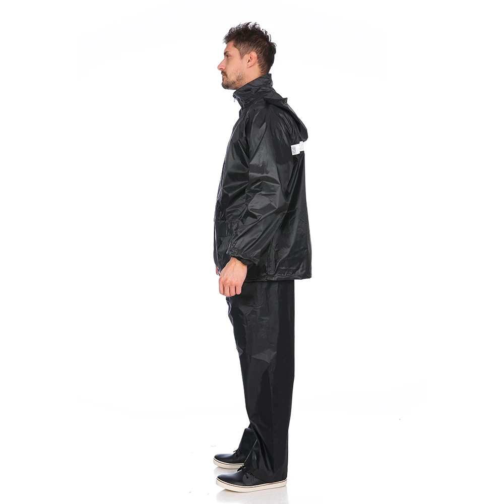 Customize High Quality Heavy Duty Thick Waterproof Polyester Pvc Rain Coat with Pants Adult Work Rainsuit Wholesale, Black
Customize High Quality Heavy Duty Thick Waterproof Polyester Pvc Rain Coat with Pants Adult Work Rainsuit Wholesale, Black