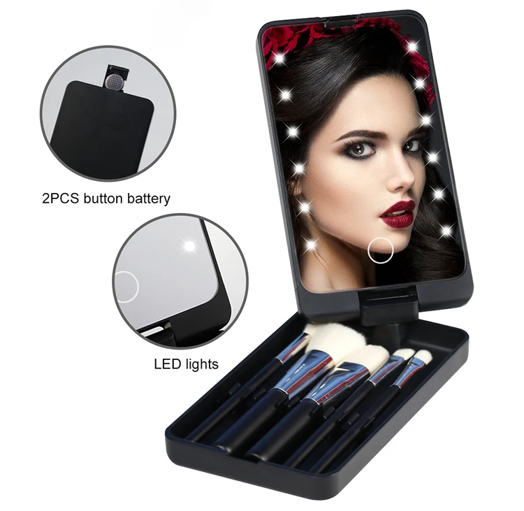 Cylinder Makeup Brush Custom Set Makeup brush storage box mirror Profesional Makeup Brush Set With Mirror Case, Show as picture or can customized
Cylinder Makeup Brush Custom Set Makeup brush storage box mirror Profesional Makeup Brush Set With Mirror Case, Show as picture or can customized