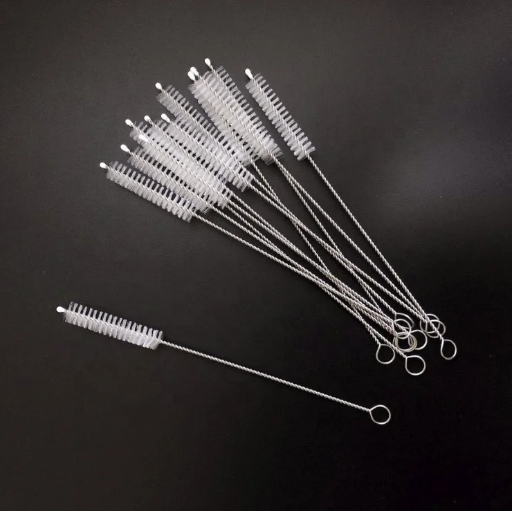 Factory wholesale tube cleaning brush milk tube cleaner lab Test Tube brush straw nylon brush, Silver/stainless steel+nylon
Factory wholesale tube cleaning brush milk tube cleaner lab Test Tube brush straw nylon brush, Silver/stainless steel+nylon
