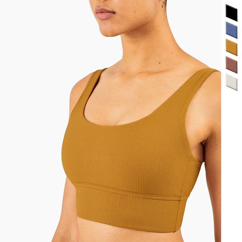 Custom Yoga Bra Breathable Comfortable Bra Add Pad ribbed Sports Bra for Women Running
Custom Yoga Bra Breathable Comfortable Bra Add Pad ribbed Sports Bra for Women Running