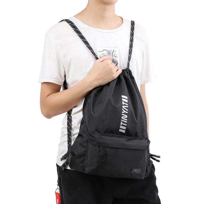 Lightweight waterproof nylon running good quality bag travel sport men women backpacks, Black
Lightweight waterproof nylon running good quality bag travel sport men women backpacks, Black