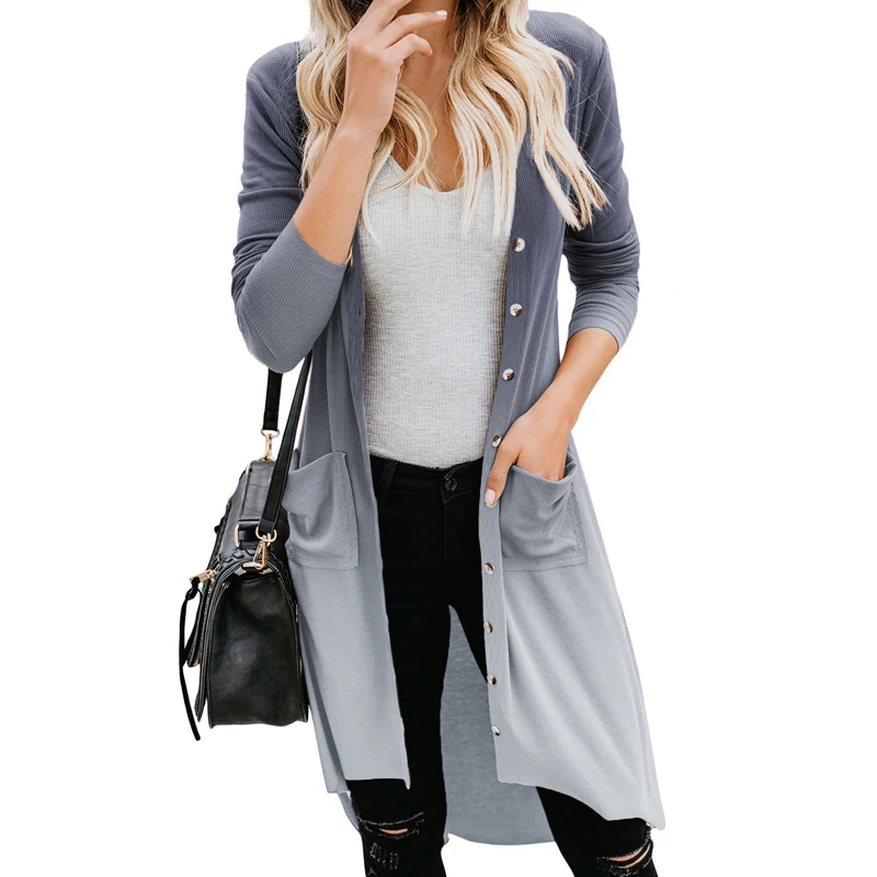 Wholesale Women Fashion Casual Button Down Pocket High Low Cardigan
Wholesale Women Fashion Casual Button Down Pocket High Low Cardigan
