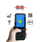 industrial handheld terminal rugged 4g nfc 1d 2d qr code barcode laser scanner reader android pda