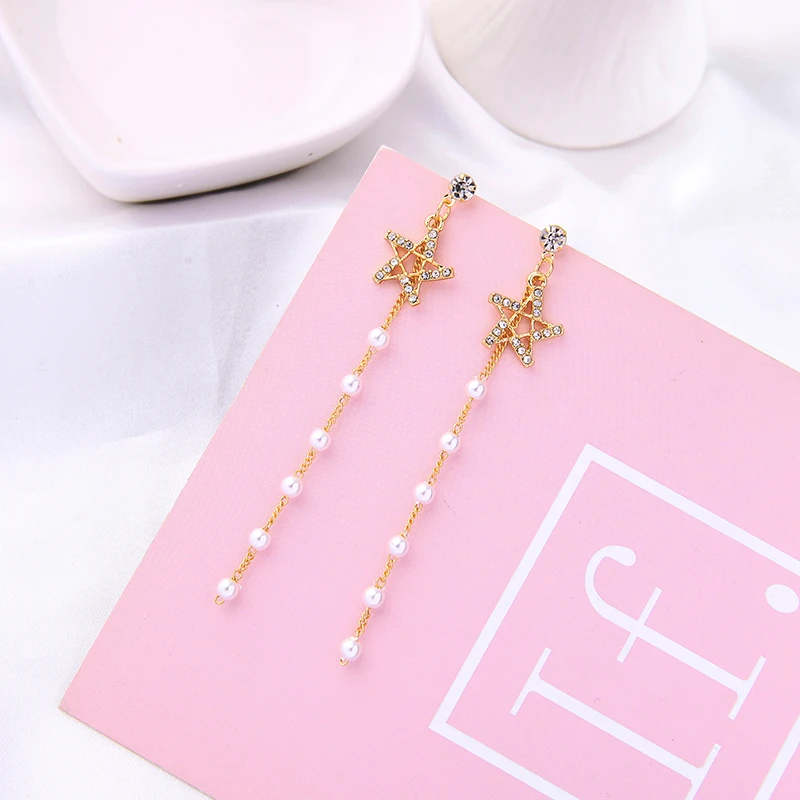 de98064 Long Earrings For Women Ear Accessories Personality Bling Star Jewelry Personalized Earrings, As picture
de98064 Long Earrings For Women Ear Accessories Personality Bling Star Jewelry Personalized Earrings, As picture