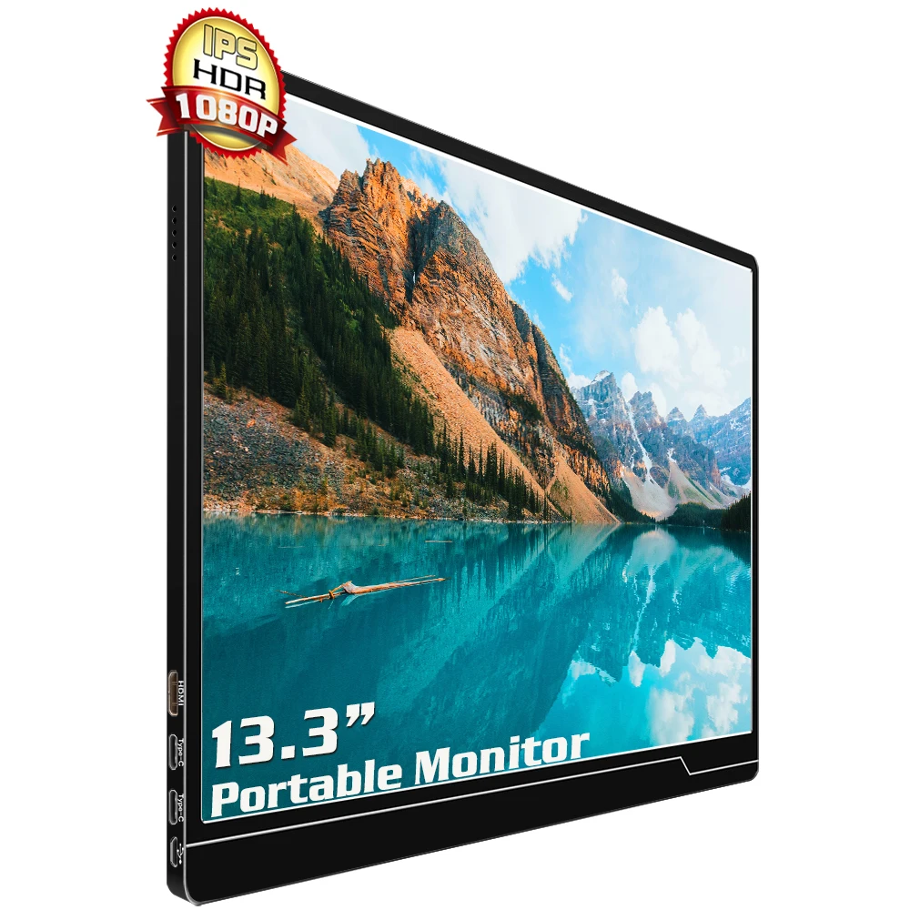 1080p high quality gaming portable lcd monitor Small Gaming monitor Usb portable touch Monitor For Laptop, Black
1080p high quality gaming portable lcd monitor Small Gaming monitor Usb portable touch Monitor For Laptop, Black