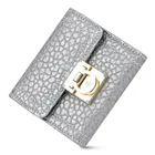 Wholesale custom luxury mini wallet lady card holder wallet women wallet