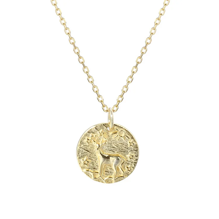 Vintage 925silver sterling 14k gold plated necklace antique Wave Elk pattern Bohemia pendant coin necklace
Vintage 925silver sterling 14k gold plated necklace antique Wave Elk pattern Bohemia pendant coin necklace