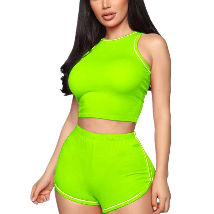 Sexy girl cheap custom yoga gym active wear sets two piece active wear plus size women crop top set, As pic shown and support oem
Sexy girl cheap custom yoga gym active wear sets two piece active wear plus size women crop top set, As pic shown and support oem
