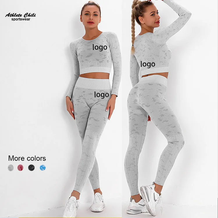 Women 2 Pieces Tracksuit Workout Set Tops Ribbon Set Long Sleeve Shirts High Waist Running Leggings Yoga Outfits Set
Women 2 Pieces Tracksuit Workout Set Tops Ribbon Set Long Sleeve Shirts High Waist Running Leggings Yoga Outfits Set