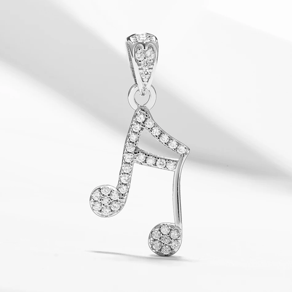 Fashion Design 925 Sterling Silver Musical Note Pendant Clear CZ music Pendant For Girls Gift Long Chian Necklace
Fashion Design 925 Sterling Silver Musical Note Pendant Clear CZ music Pendant For Girls Gift Long Chian Necklace