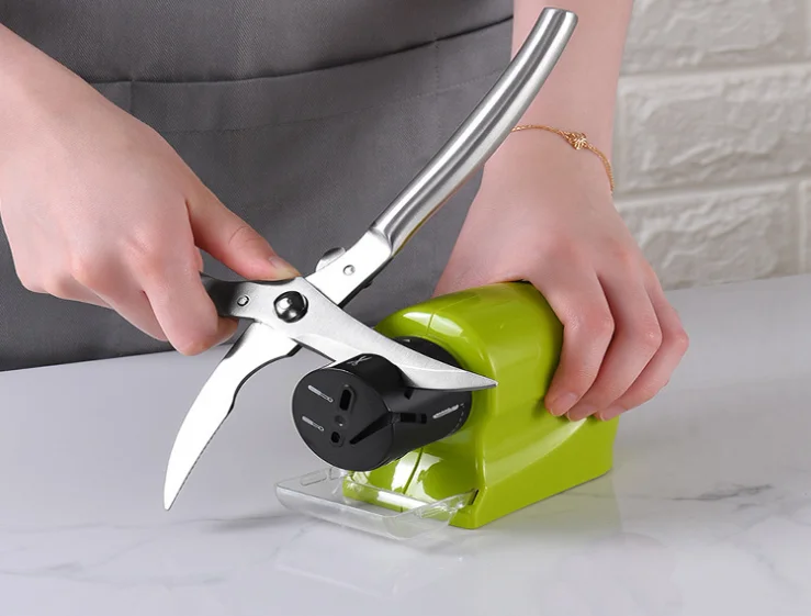 Electric Swifty Sharp Kitchen Motorized Knife Scissors Blade Grinder