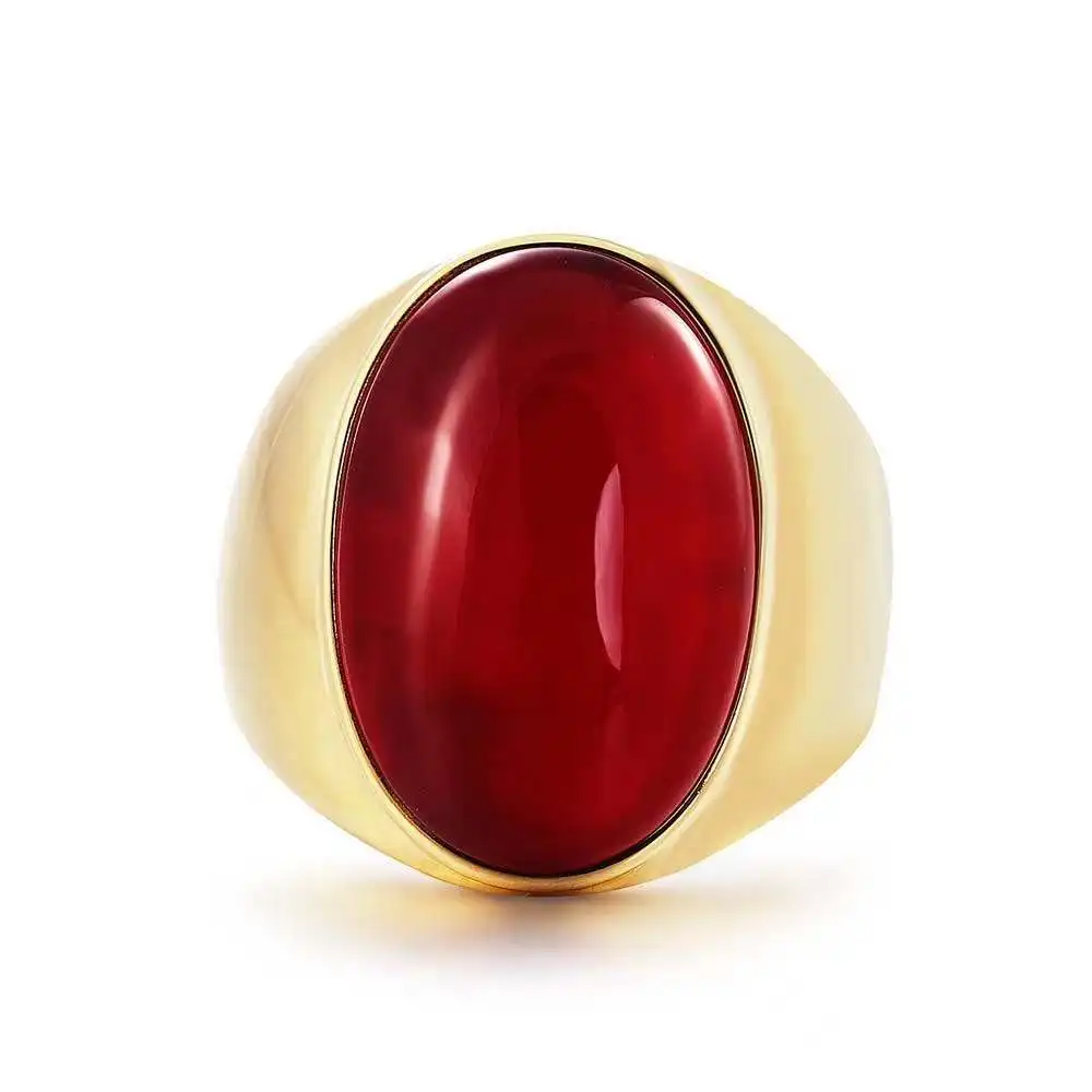 Elegant Gem Stainless steel rings for men and women fashion simple retro jewelry rings
Elegant Gem Stainless steel rings for men and women fashion simple retro jewelry rings