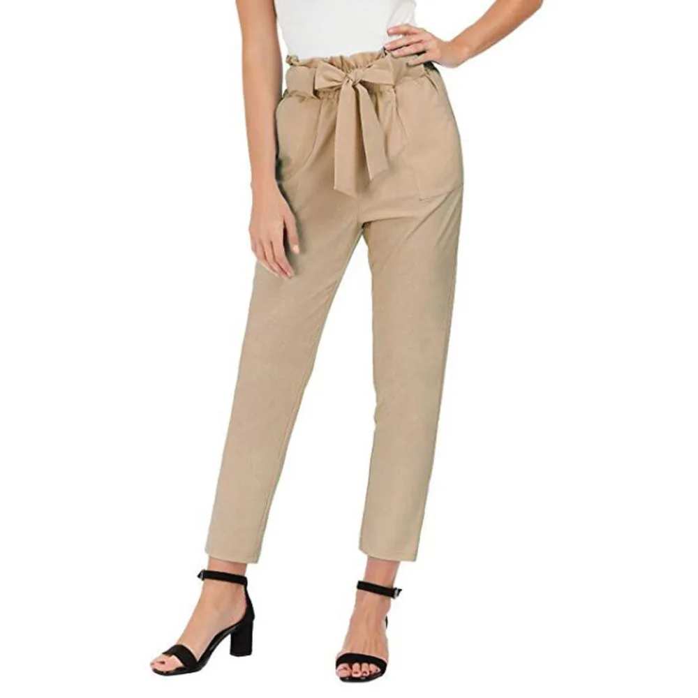 Stylish Lady Fall Long Belt Pleated Casual Trouser High Waist Women's Pencil Pants Women
Stylish Lady Fall Long Belt Pleated Casual Trouser High Waist Women's Pencil Pants Women